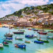 Mousehole village in Cornwall, UK