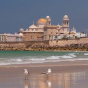 A Beach In Cadiz, Spain, Southern Europe