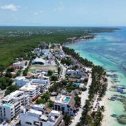 Aerial View Of Cozumel, Mexico